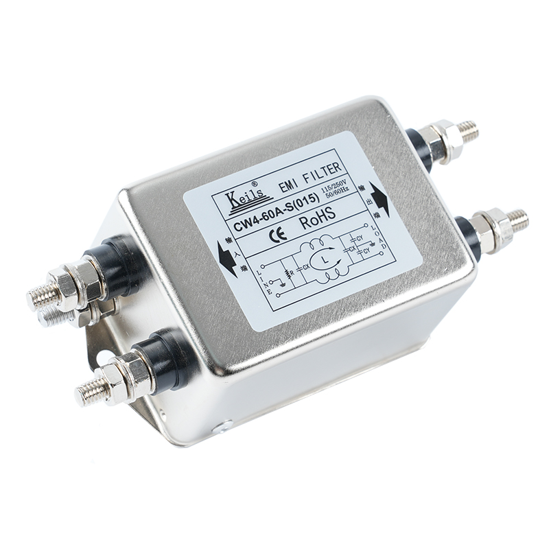 KEILS电源滤波器220V单相40A电源净化交流滤波器CW4-40A-S(015) - 图3