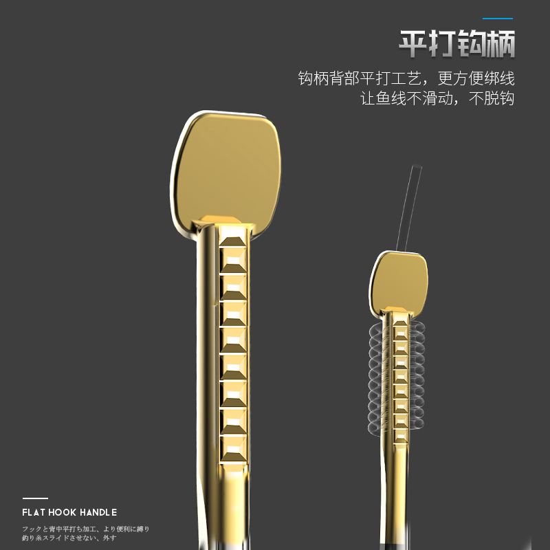 钨钢加硬伊势尼伊豆散装鱼钩黑坑有倒刺进口新款钓鱼钩鲤鱼草鱼钩