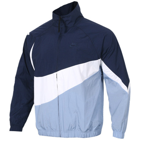 nike big swoosh jacket blue