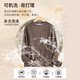 Wool and silk blend warm autumn coat and long trousers set