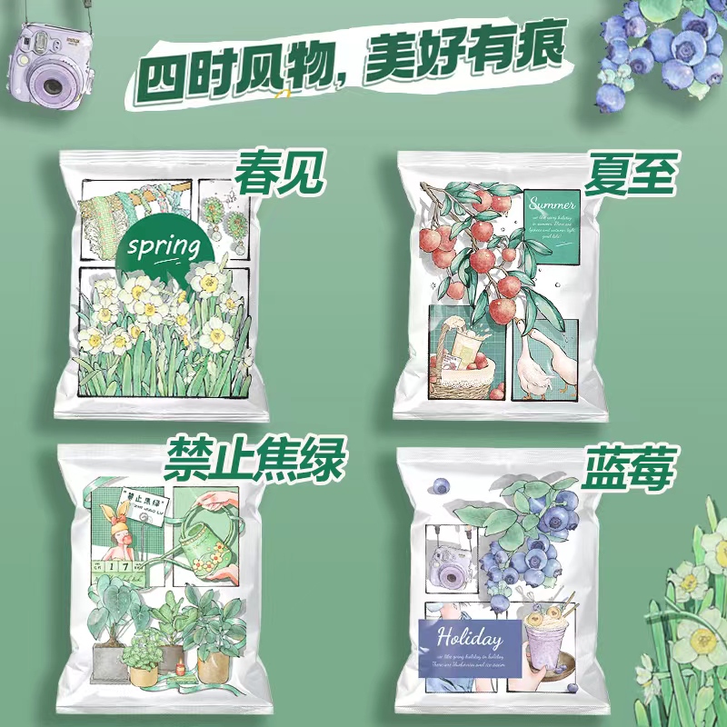 茶花衣服收纳袋真空压缩袋包装被子衣物大号羽绒服袋家用打包袋子