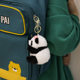 ແທ້ຈິງແລ້ວ Huahua Panda Plush Toy Doll Backpack Small Pendant School Bag Ornament Doll Chengdu Base Same Cute