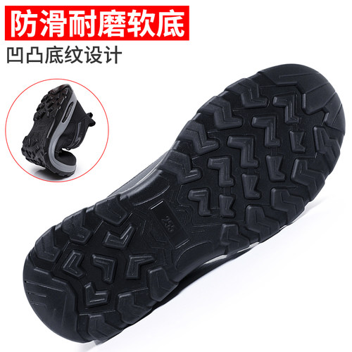 老北京布鞋棉鞋男冬加绒加厚防滑软底中老年爸爸鞋防水情侣健步鞋 - 图2