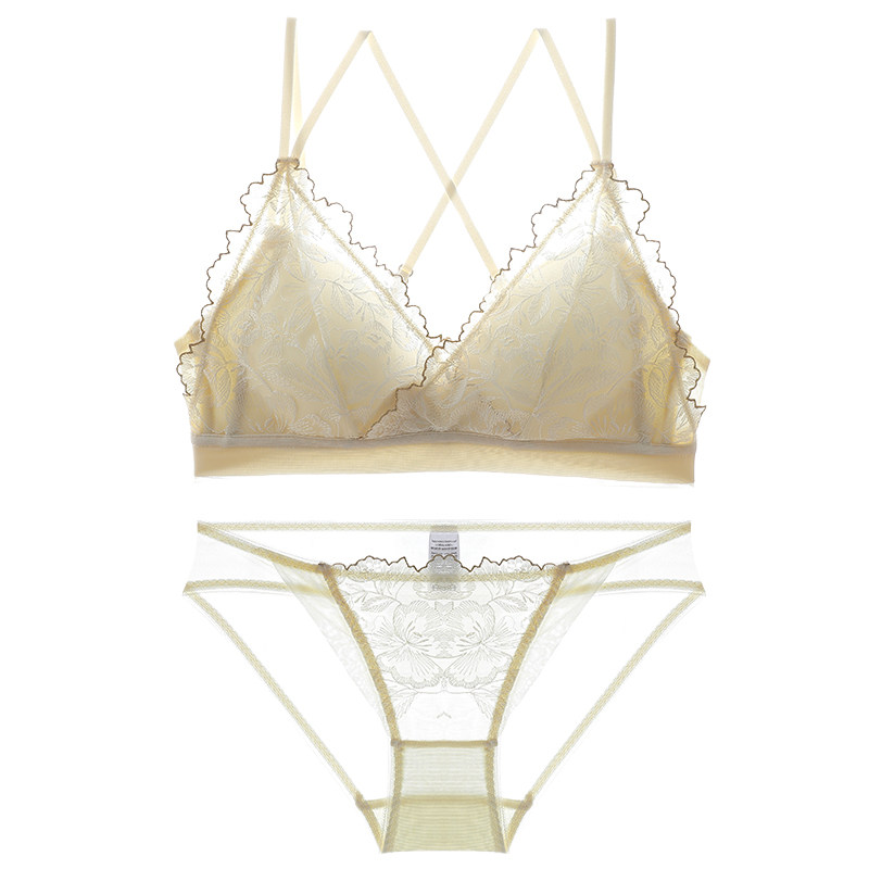 法式无钢圈小胸薄款bra调整型文胸 祺莱文胸