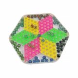 Шестиугольная стеклянная пластиковая игрушка, семейные игры, подарок на день рождения