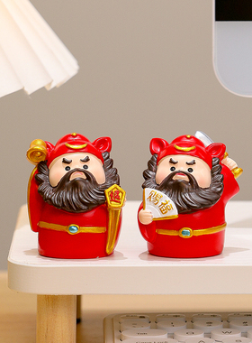 恺帅国潮手办职场打工人钟馗摆件