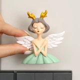 Творческая девушка -переключение сердца переключение границы переключение патч стерео 3D -смола Ангел переключатель