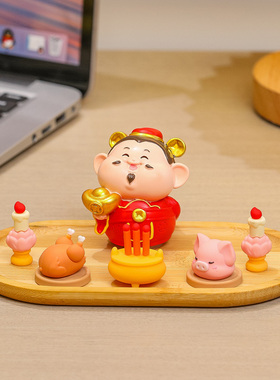 五路小神仙妈祖寿星家居桌面摆件