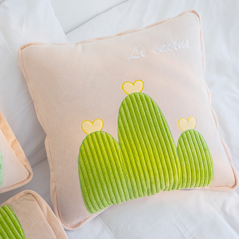 抱枕被子两用毯子二合一男生款睡觉空调被车用汽车折叠靠枕夏季薄 - 图3