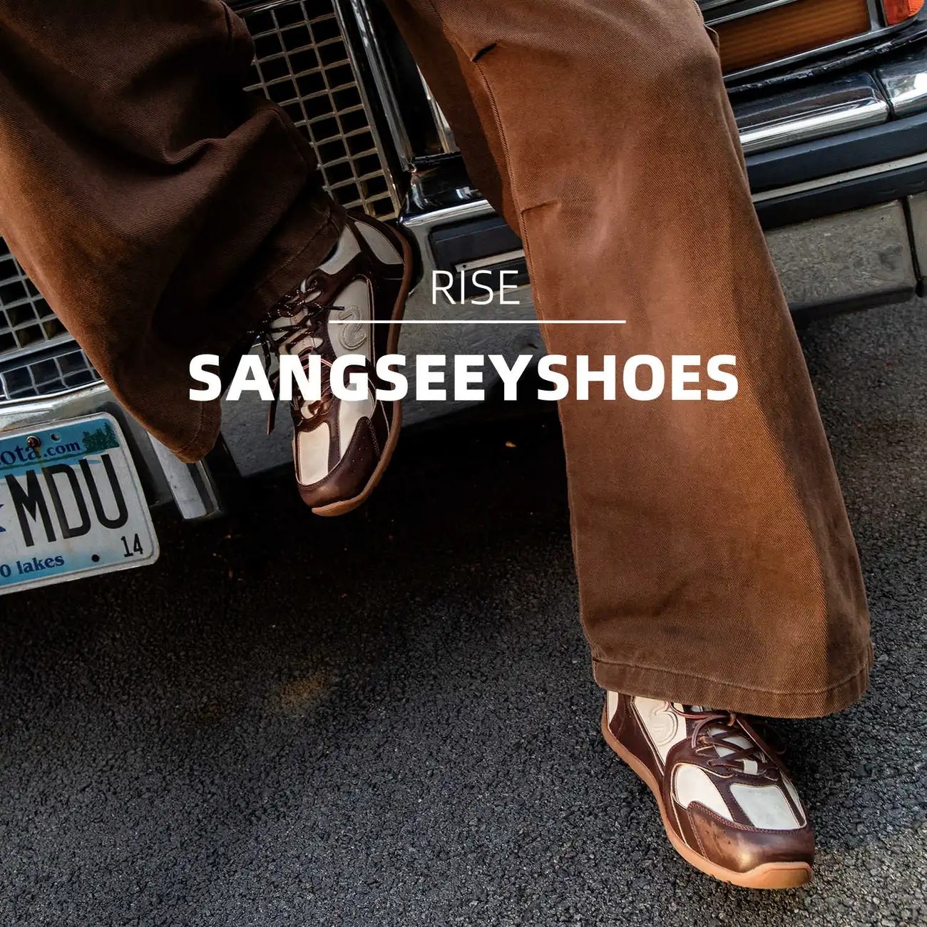 sangseey真皮擦色5cm隐形内增高赛车鞋男女德训薄底百搭休闲板鞋,淘宝优惠券,粉丝福利购,淘宝优惠卷