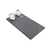 Black gold stone tea tray three-in-one bottom with water