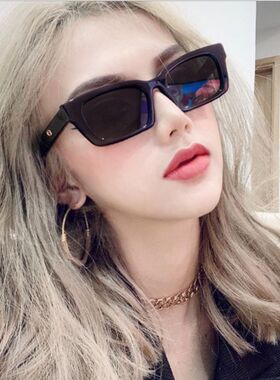 墨镜女jennie同款蹦迪酒吧街拍网红猫眼太阳镜个性韩版洋气凹造型