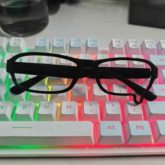 哭哭泪滴半框二次元凹造型装饰y2k镜框cos动漫亚文化显脸光镜