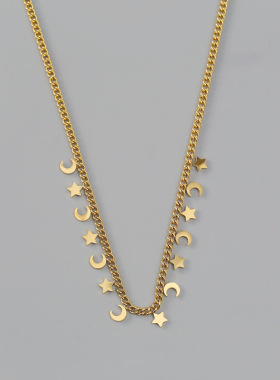 欧美跨境吊坠美宸金属钛钢