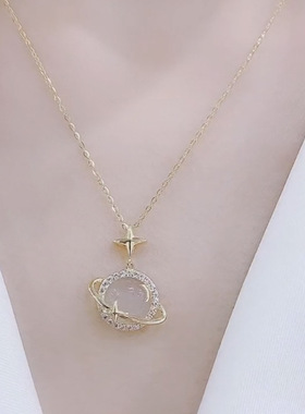 高级感炫小虫钛钢0字链女