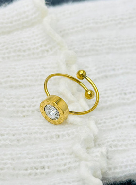 可调节开口炫小虫钛钢法式女