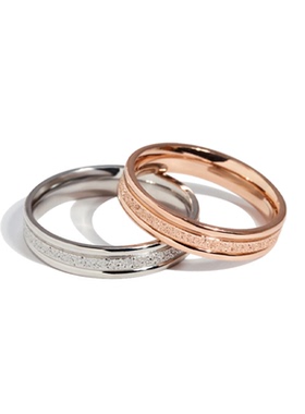 炫小虫男女钛钢时尚压砂