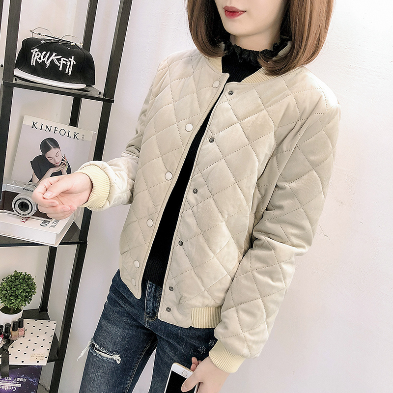 2023新款棉袄金丝绒棉服短款