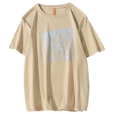 Летняя трендовая хлопковая футболка с коротким рукавом для влюбленных, оверсайз