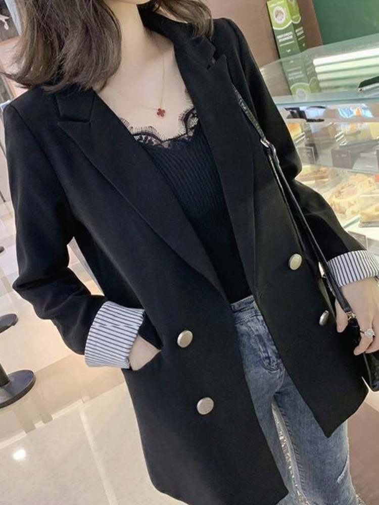 春秋短款2020早春新款小个子小西服 幸运仟金短外套