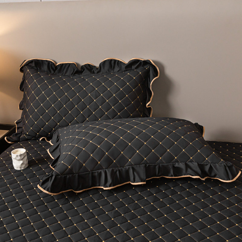 新款加厚夹棉床笠床裙单件二合一欧式床单带裙边全包床罩床垫套,淘宝优惠券,粉丝福利购,淘宝优惠卷