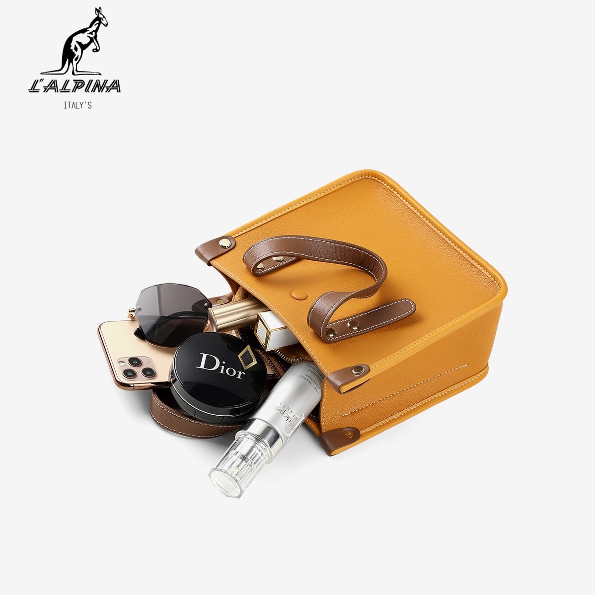 lalpina袋鼠单肩斜挎2020潮手提包 lalpina箱包女士包袋