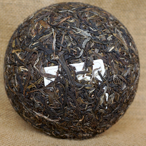 普洱茶2015年吾茶善品则道生命之叶曼松金瓜九九归一生茶990g/盒 - 图2