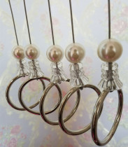 Hanging Clothes Chain Sub Economy Affordable Style Shop Furnishing Hook Clothing Shop Rings Hang Crystal Bead Chain