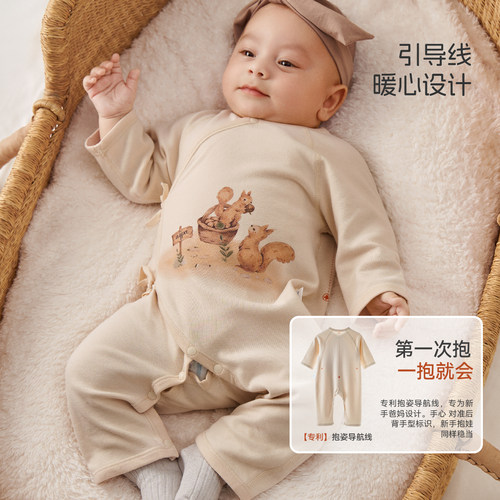 【孕妈有礼3.0】aqpa婴儿衣服新生儿宝宝哈衣连体衣每天限量100张 - 图2