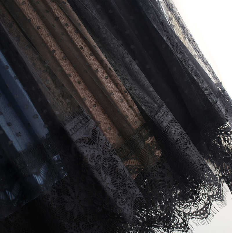 金丝绒秋冬2020新款中长款半身裙 尊茹女装半身裙