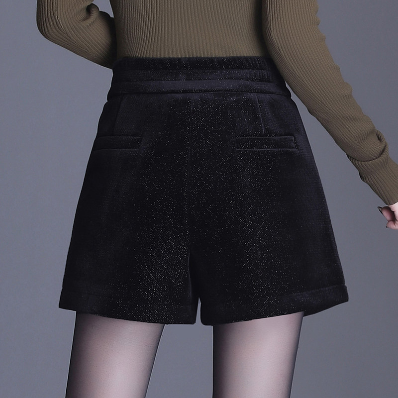 2020秋冬新品气质短款高腰女短裤 尊茹女装休闲裤