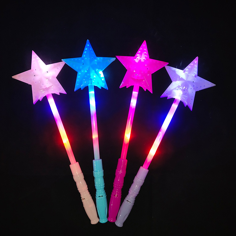 网红星空球魔法棒儿童仙女棒闪光波波球夜市地摊广场发光玩具货源 - 图2