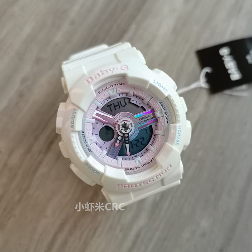 卡西欧baby-g七彩变色半透明ins风防水手表女BA-110PL-7A2 7A1 1A - 图1
