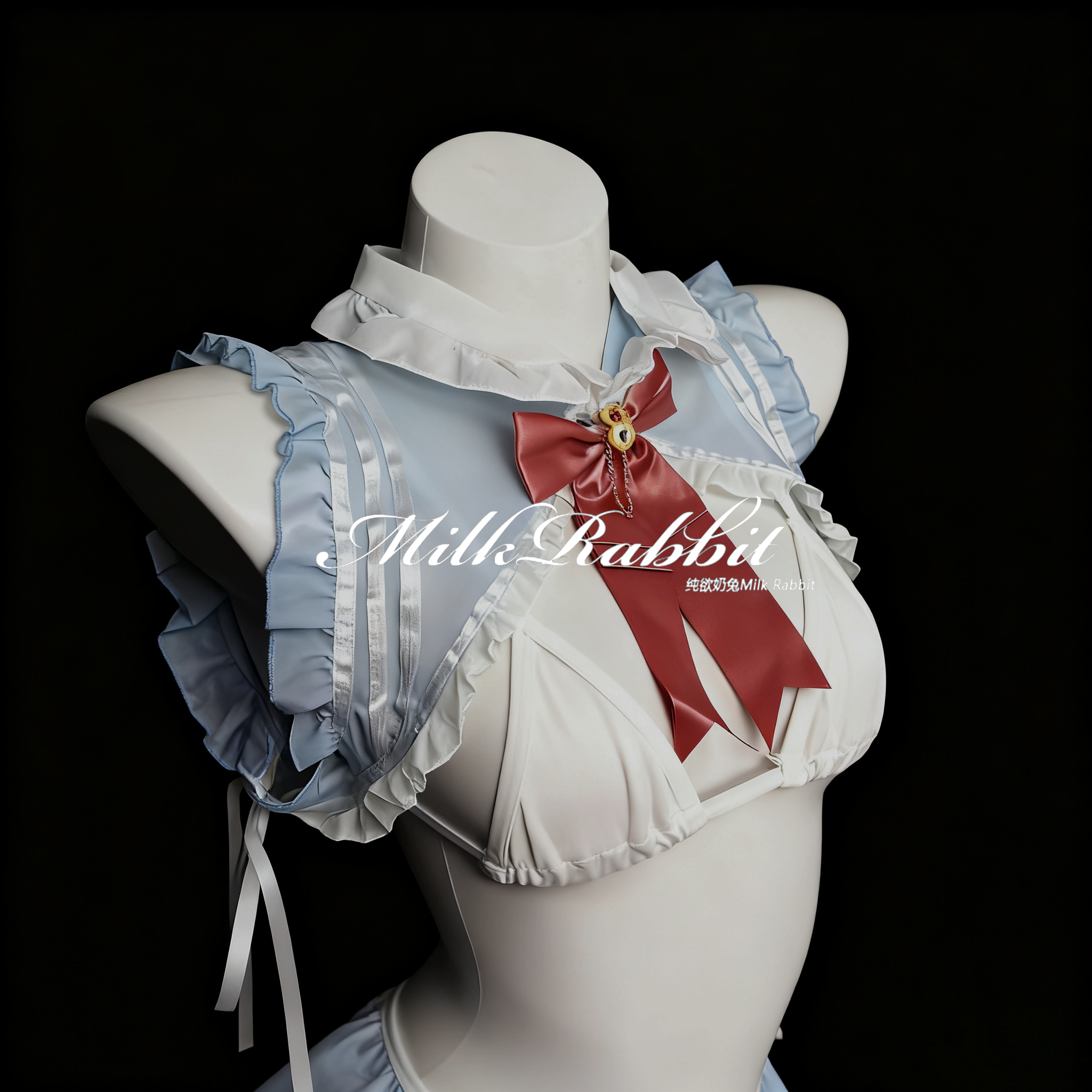 Cy奶兔「兔兔学妹」性感粉嫩可爱小兔兔睡裙 cos制服甜美日系套装,淘宝优惠券,粉丝福利购,淘宝优惠卷