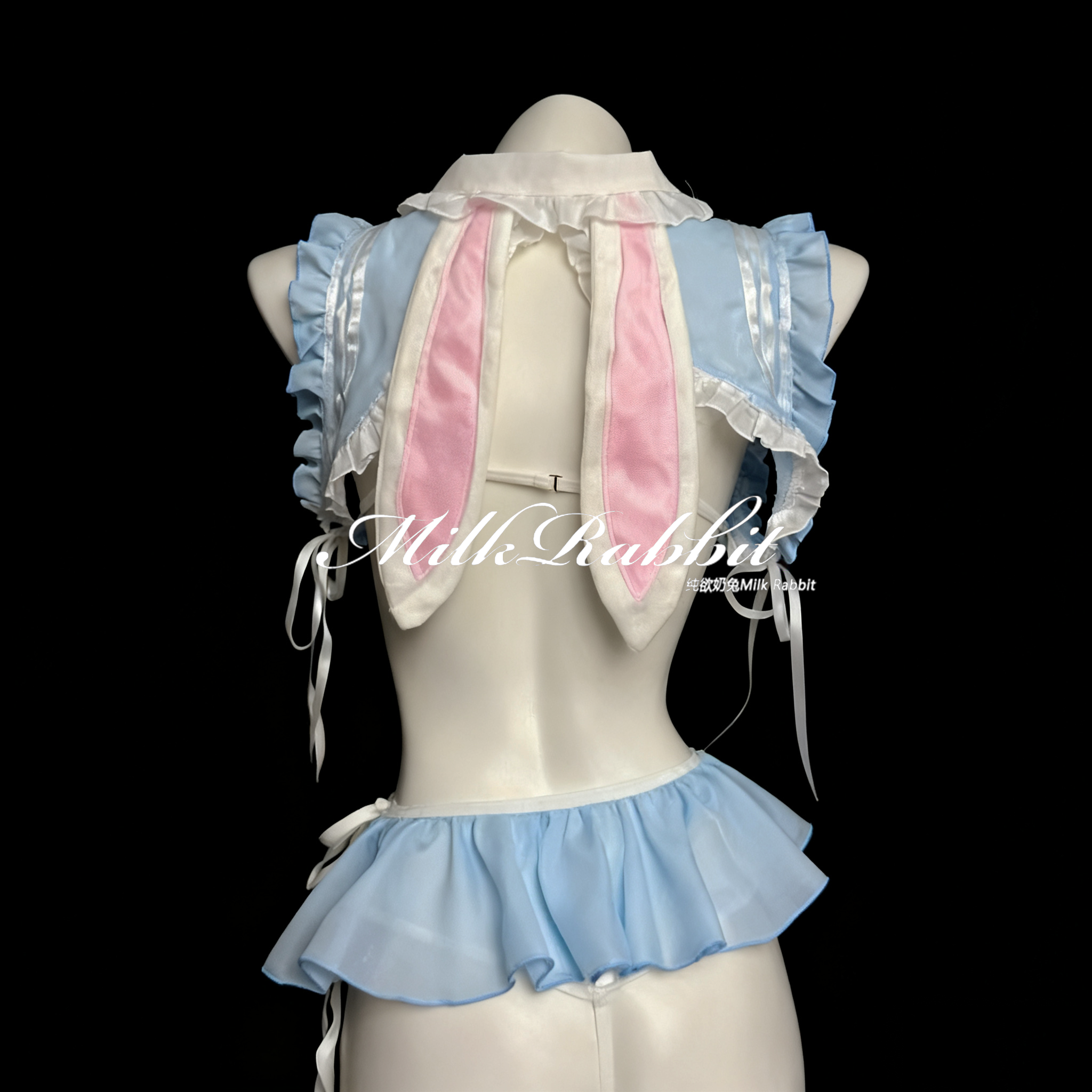 Cy奶兔「兔兔学妹」性感粉嫩可爱小兔兔睡裙 cos制服甜美日系套装,淘宝优惠券,粉丝福利购,淘宝优惠卷