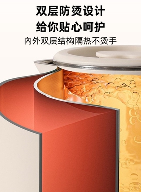 0.8L迷你烧水壶304不锈钢小功率