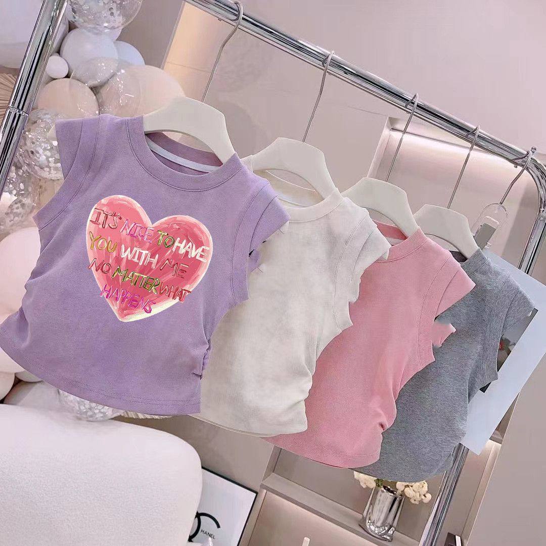 女童纯棉上衣2025新款夏季女孩休闲宝宝洋气公主短袖T恤,淘宝优惠券,粉丝福利购,淘宝优惠卷