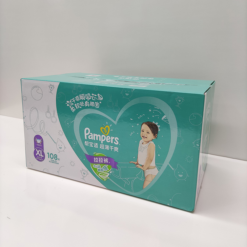 经典宝贝母婴专营店帮宝适拉拉裤XL108片舒适透气男女超薄干爽透气婴儿小内裤推荐2