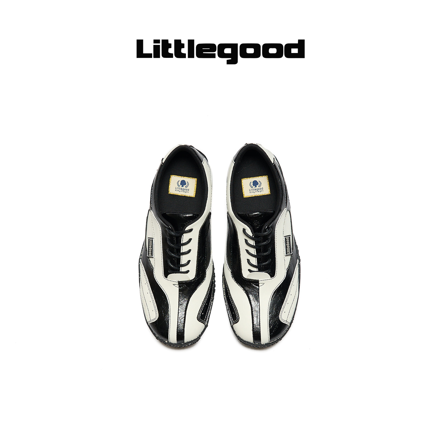 Littlegood retro casual moral training shoes for women 2026 autumn new style versatile and comfortable