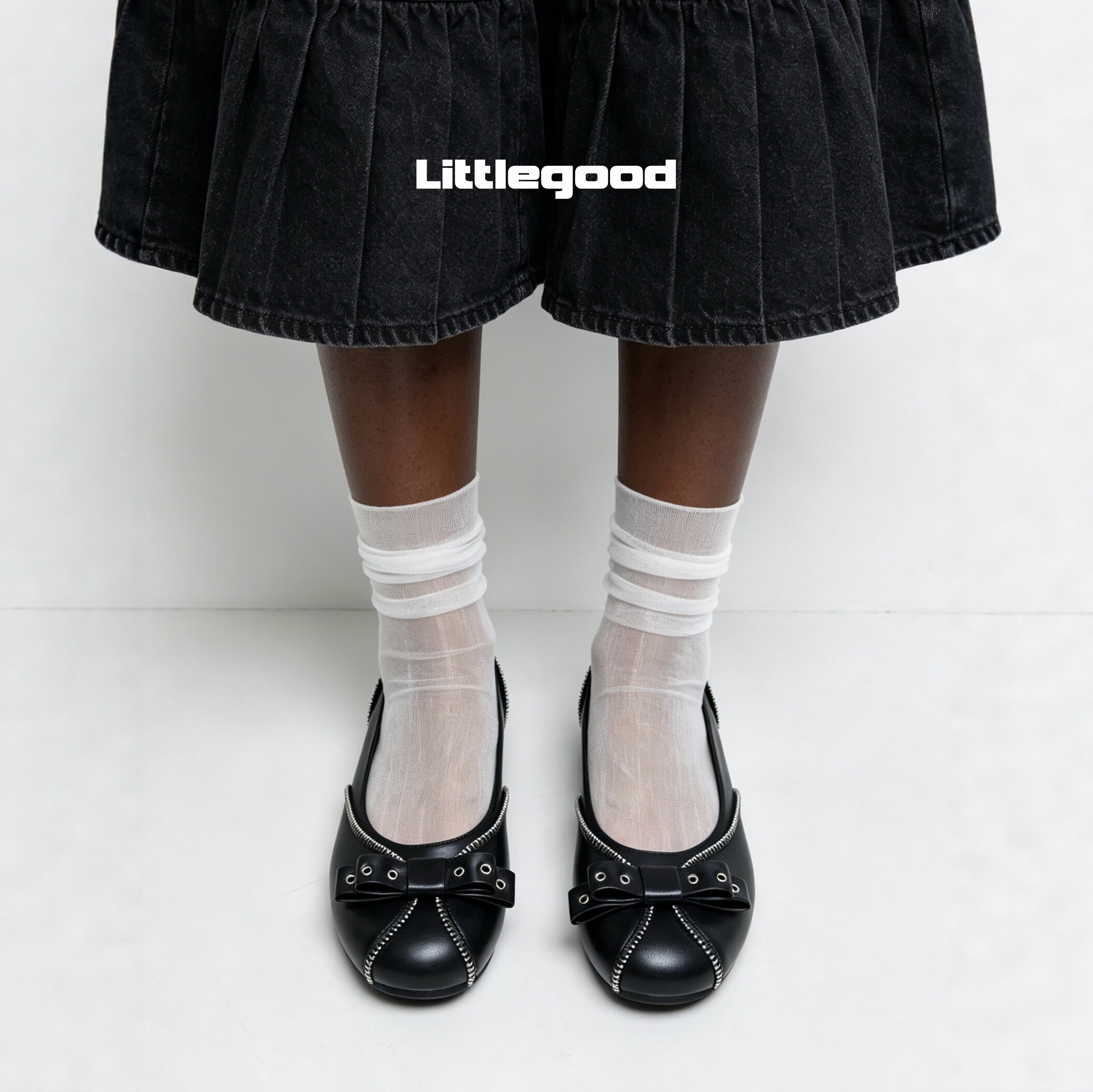 Littlegood sweet and cool bow pumps for women 2026 summer new style commuting versatile