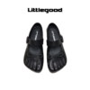 Littlegood retro split-toe Mary Jane shoes for women 2026 summer new style niche versatile