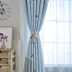 Rèm cửa tùy chỉnh phim hoạt hình phòng trẻ em đơn giản hiện đại bé trai công chúa phòng ngủ nghiên cứu hoàn thành vải bóng - Phụ kiện rèm cửa thanh treo rèm cửa bằng gỗ Phụ kiện rèm cửa