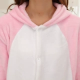 洛诗芬 Демисезонная пижама, мультяшное комфортное фланелевое термобелье