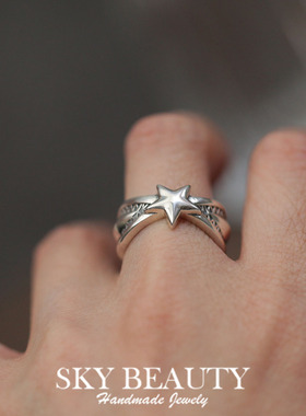 女S925纯银大方百搭戒指