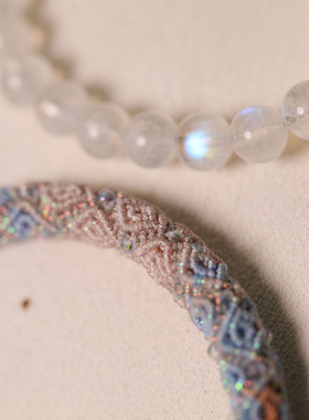 J&J ‘羽翎藻境’纯手工定制立体回纹手镯手链