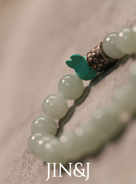 货缅甸翡翠10mm松石手串