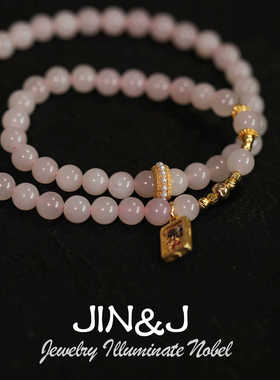 双层6mm手串天然和田玉女款