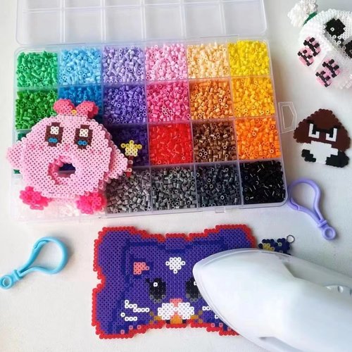 diy手工制作拼豆套餐批发 黄豆豆mard同款高品质融合都益智玩具 - 图0