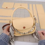 Вязаная сумка ручной работы, сумка через плечо, брендовая сумка на одно плечо, коллекция 2023, подарок на день рождения