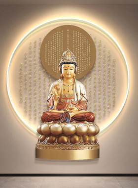 QICHO玄关新中式是心经装饰画